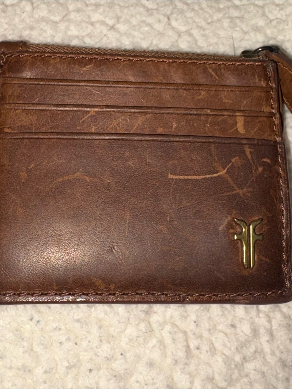 FRYE Slim Leather Card Case